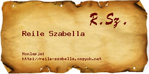 Reile Szabella névjegykártya